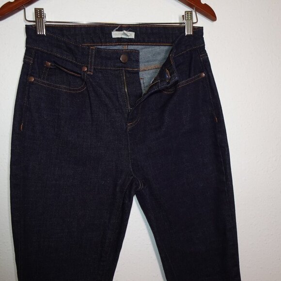 Eileen Fisher Skinny Jeans Women's Size 2 Blue Denim Stretch Organic Cotton - Picture 4 of 8